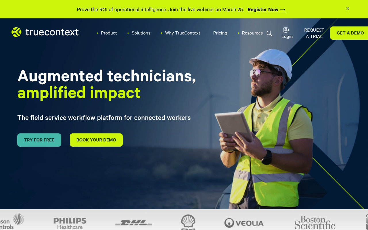 ProntoForms (TrueContext) safety management software interface